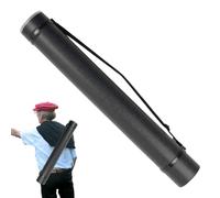 Telescopic Poster Tube - Poster Storage Tube | Telescoping Art Tubes | Telescoping Crush-Proof Reusable Carrying Case with Shoulder Strap for Art School Map Classroom Projects Crafts Document
