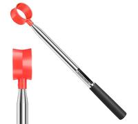 Telescopic Retriever, Ball Picker, Extendable Pole Tool, Red, 9ft/12ft Reach Accessory, Lightweight Grip Handle, for Water and Bushes Men Women Golf Use Portable Challenging Spots Effortlessly