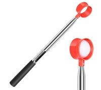 Telescopic Retriever, Ball Picker, Extendable Pole Tool, Red, 9ft/12ft Reach Accessory, Lightweight Grip Handle, for Water and Bushes Men Women Golf Use Portable Challenging Spots Effortlessly
