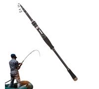 Telescopic | Telescopic Casting Pole, Short Rods for Freshwater, Lightweight Baitcasting for Pike, Bass