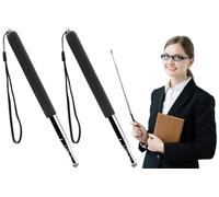 Telescópica Profesores Puntero,2 piezas Puntero Telescópico Extensible,Puntero Mano Extensible,Extensible Puntero Mano Dedo,Puntero Palo Puntero Extensible de Mano,Puntero de Enseñanza