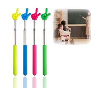 Telescópica Profesores Puntero, RCIDOS 4Piezas Puntero Retráctil Para Aula Puntero De Enseñanza Palo De Puntero De Dedo Puntero De Mano Extensible Presentaciones De Enseñanza