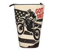 Telescópico Estuche Lapices Got Dirt Dirt-Bike Motocross Estuche Escolar | Telescópico Estuche Escolar Vertical durable Telescópico Estuches Escolares Para Adultos Estudiante