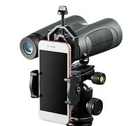Telescopio 10x42 HD Binoculares Profesionales, óptica Multicapa Duradera, con Lente BAK-4 Prism FMC Ocular Grande de 19 mm, con Adaptador de fotografía para teléfono Inteligente, cámara Bluetooth