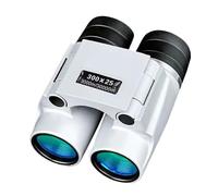 Telescopio 30000M Enfoque Automático 300X25 Potentes Binoculares De Largo Alcance Profesional Mini Portátil HD Impermeable Monocular(White)