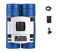 Telescopio 30000M Enfoque Automático 300X25 Potentes Binoculares De Largo Alcance Profesional Mini Portátil HD Impermeable Monocular(Blue Set)