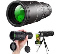 Telescopio 40 x 60 Telescopio monocular para adultos HD Telescopio de bolsillo negro Enfoque Película verde al aire libre Mini monocular con bolsa monocular Foco fijo Tono doble Vida interesante