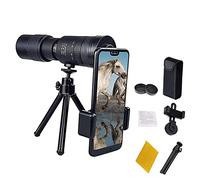 Telescopio 4K 10-300 X 40 MM, Super Zoom Alcance de Alta Potencia Visión Nocturna Monoculares Impermeables Telescopio for Acampar Viajar, Sin trípode/21 (Size : with Tripod)