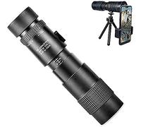 Telescopio 4K 10-300X40Mm Super Teleobjetivo Zoom Telescopio monocular Portátil al Aire Libre, HD de Alta Potencia Telescopio Ligero Lente Foco Prisma 1, Telescopios monoculares -