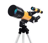 Telescopio, 70 mm Apertura Astronómica Refractor telescopio con un trípode Ajustable telescopio astronómico con Adaptador de teléfonos Inteligentes Gran Regalo para los niños para explotar