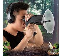 Telescopio 8 Veces Observación de Aves con Auriculares, Puede Grabar, Oyente de Aves al Aire Libre con Definición H/Goma Antideslizante/Zoom Claro, Muy Adecuado para Aprender Aves y Aves Salvajes