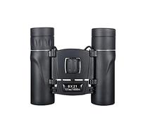 Telescopio 8X21 Binoculares con Zoom Compacto Largo Alcance 3000M Plegable HD Potente Mini telescopio Bak4 FMC Óptica Deportes Negro