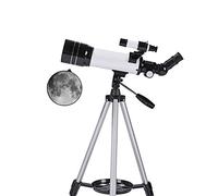 Telescopio, apertura de 70 mm, longitud focal, telescopio refractario astronómico para niños principiantes, telescopio de viaje con bolsa de transporte y trípode cálido como siempre