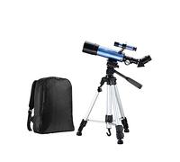 Telescopio, apertura de 70 mm, montaje de 400 mm, telescopio de refracción astronómica para niños principiantes, telescopio de viaje con bolsa de transporte, filtro lunar de transmisión porcentual