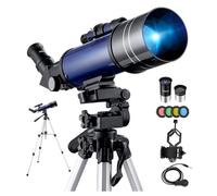 Telescopio, Astronomía Principiantes Telescopio Astronómico 70/400 para Astrónomos Principiantes con Bolsa para Trípode Telescopios Filtro Lunar Educativa