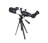 Telescopio, Astronomía Principiantes Telescopio Astronómico para Principiantes, Refractor De 50mm Apertura, 350mm, Prisma BAK4, Lente FMC con Trípode Educativa