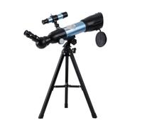 Telescopio, Astronomía Principiantes Telescopio Portátil para Teléfono Y Trípode para Principiantes, para Astronomía con Oculares, Refractor Educativa(Blue)