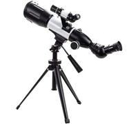Telescopio, Astronomía Principiantes Telescopio Refractor Astronómico Portátil para Principiantes con Trípode Ajustable Educativa