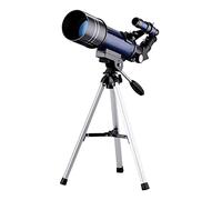 Telescopio astronómico 70 mm Refractor telescopio Luna observando astronomía Principiantes 16x 67x Lente con Alcance de buscador para niños Adultos