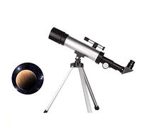 Telescopio astronómico con apertura de 50 mm y F36050 High Bracket Telescope Astronómical Refractor Profesional Stargazing de alta definición visión nocturna para principiantes, niños y adultos,