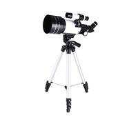 Telescopio astronómico con buscador de estrellas al aire libre de alta definición para niños y adultos, adecuado para adultos, principiantes, casa feliz (tamaño blanco)/blanco/tamaño (tamaño blanco)