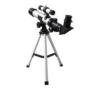 Telescopio astronómico con trípode de 40 mm, lente de objetivo 40400, 2 oculares, regalo