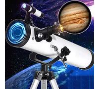 Telescopio astronómico de 114 mm, telescopio refractor para niños, telescopio adecuado para niños, telescopios para adultos astronomía, estudiantes y principiantes para ver el cielo (color: paquete 6)