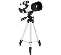 Telescopio astronómico de nivel básico para niños, telescopio reflector para principiantes, lente óptica HD, telescopio de viaje portátil con mochila y trípode (color: paquete 1) WOWCSXWC