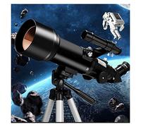 Telescopio astronómico de nivel básico, telescopios para principiantes en astronomía, telescopio para niños, apertura de 70 mm, 400 mm, telescopio refractor de montaje, el (Color: Paquete 3) WOWCSXWC