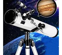 Telescopio astronómico de Nivel de Entrada HD Stargazing Space Telescopio para Estudiantes para niños, telescopios para Principiantes de astronomía con monocular y trípode