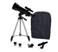Telescopio astronómico Duradero de Alta definición, telescopio Refractor portátil, óptica de Vidrio Completamente recubierta, con trípode y Bolsa de Espejo de búsqueda de Estrellas de 5 * 24, telesc