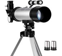 Telescopio astronómico Espacial, telescopio con Zoom HD 90X para Exteriores, telescopio astronómico Espacial refractivo de 360 x 50 mm, telescopio monocular de Viaje con trípode, Lente Lunar