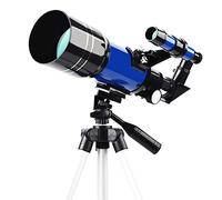Telescopio astronómico, Espejo cenital de 45 °, observación de Estrellas de Doble propósito del Cielo y la Tierra, telescopio Infantil para Estudiantes Escolares con Mochila y trípode Good