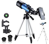 Telescopio astronómico Monocular con trípode Refractor Spyglass Zoom Alta Potencia Potente para Espacio astronómico