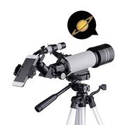 Telescopio astronómico National Geographic, monoculares HD, Refractor portátil de 70 mm para Principiantes y niños, Adaptador para teléfono Inteligente con trípode Ajustable y Filtro Lunar