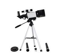 Telescopio astronómico para Adultos Principiantes, Reflector portátil 150X con trípode Ajustable HD 300 / 70Mm para observación de Cielo/Estrella/Luna/Aves, niños