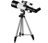Telescopio astronómico para Adultos, telescopio refractor astronómico de Apertura de 50-100 mm, Adecuado para niños Principiantes, telescopio de Viaje con trípode (Package a)