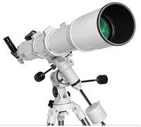 Telescopio astronómico para l Telescopios para Adultos Niños Astronomía Principiantes - Óptica de Apertura de 80 mm, Espejo cenital erecto de 90 °, para Ver el Planeta Luna - Telescopio Refractor