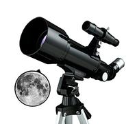 Telescopio astronómico para niños Adultos, telescopio monocular de 400x70 mm para Principiantes en astronomía, observación de Aves en la Luna, con trípode