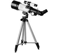 Telescopio astronómico para niños, Adultos y Principiantes, telescopio Refractor, telescopio de Viaje portátil con trípode Ajustable y Soporte para teléfono Inteligente, Bolsa de Transporte