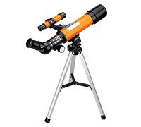 Telescopio astronómico para niños, Nivel de Entrada para Principiantes 18 Veces, telescopio de refracción con trípode monocular Mundial de Alta definición de Doble Uso Regalo para el día del niño