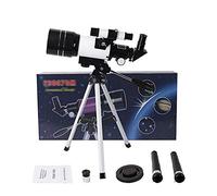 Telescopio astronómico para niños Principiantes y Adultos, telescopio Reflector de Viaje HD de 300/70 Mm con trípode Resistente, para observación de Cielo/Estrella/Luna/Aves, Gran Regalo par