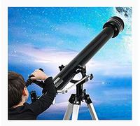 Telescopio astronómico para niños Telescopios refractores astronómicos de 60 mm Telescopio de observación de Estrellas Profesional Ocular para Principiantes Sr4/h12.5/h20mm Trípode Ajustable Vision