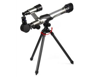 Telescopio Astronómico para Niños - Telescopios Refractores con Apertura De 50 Mm con Trípode | Monóculo De Viaje Portátil para Ver Las Estrellas De, Juguetes para La Educación SC