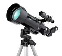 Telescopio astronómico Profesional de 233 aumentos, Objetivo Grande de 70 mm, binoculares espaciales para astronomía, Luna, Marte, Júpiter, Color Negro