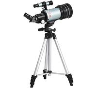 Telescopio astronómico Refractor de observación de Estrellas Profesional HD con e Impermeable, con Soporte y Accesorios para teléfono móvil, telescopio monocular con Zoom súper teleobjetivo de 70 mm