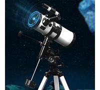 Telescopio astronómico Spacmirrors, Apertura de 114 mm, telescopios para astronomía para Adultos, telescopio Reflector Viene con trípode y Soporte para teléfono