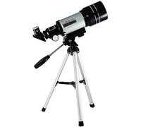 Telescopio astronómico Spacmirrors, Telescopio Reflector Profesional para Adultos, Telescopio Refractor de 70 mm para niños Principiantes, Ocular K20/K6, para Interiores y Exteriores