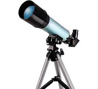 Telescopio astronómico, telescopio astronómico HD Refractor de 50 mm monocular, con Starfinder y Espejo cenital de 90 °, para niños