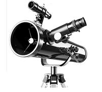 Telescopio astronómico, telescopio portátil, fácil de Usar, Ideal para niños y Principiantes, telescopio astronómico para la luna y observación de Estrellas (Black D)